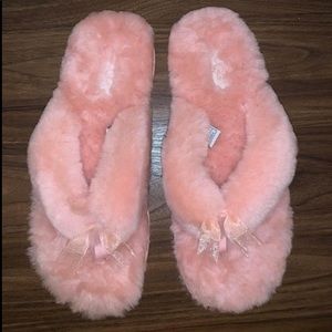 Ugg Fluff Flip Flop Slippers
